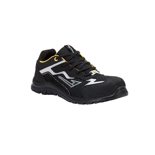 Garsport G1 Pro Low S1PS ESD, Safety Shoe Hombre, Negro y Amarillo, 42 EU
