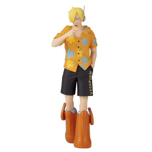 Banpresto Figura de Accion Sanji One Piece, The Shukko, Ver. Egghead, 17 cm, BP28830P Multicolor, Figura Coleccionable, Óptimo para los fanaticos del Anime