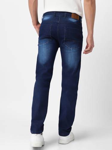 Image of Urbano Fashion Men's Regular Fit Washed Jeans Stretchable