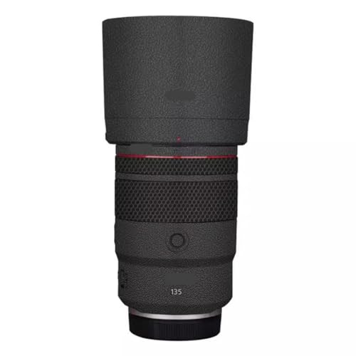 Autocollant anti-rayures Canon RF135 mm F1.8 film protection objectif photo cuir noir