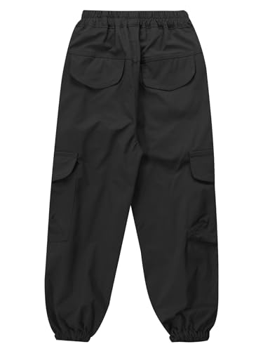 easyforever Kids Boys Girls Joggers Cargo Pants Elastic Waist School Casual Trousers Athletic Sweatpants with Pockets4