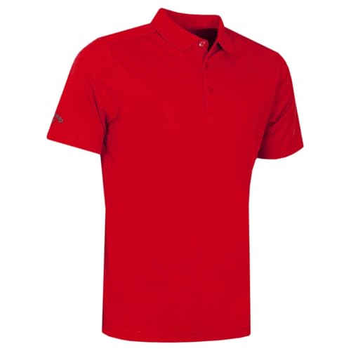 Callaway Golf Mens Tournament Opti-Dri Polo Shirt - True Red - XL
