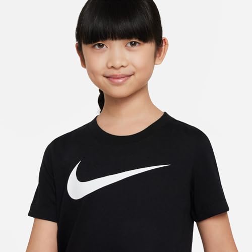 Nike Unisex Kinder Y Nk Df Park20 Tee Hbr Shirt, Black/White, XL-158/170 EU