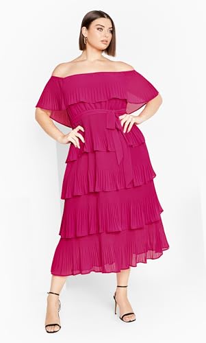 Image of City Chic Women's Plus Size Night Garden Dress