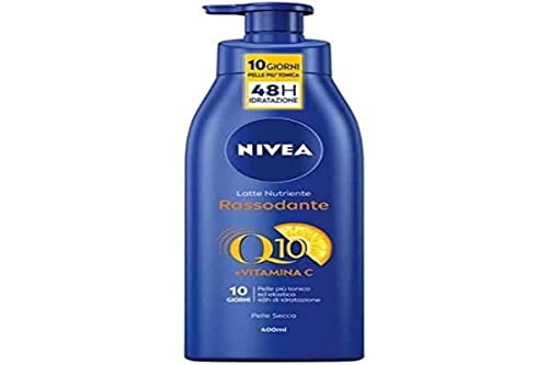 NIVEA Straffende Körpermilch Q10 + Vitamin C 400 ml, straffende Creme für trockene Haut in 10 Tagen, straffende Körpercreme für 48 Stunden – Ansicht 1