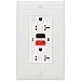 ANKO GFCI Outlet 20 Amp, UL Listed, Tamper-Resistant, Weather Resistant Receptacle Indoor or Outdoor Use, LED Indicator with Decor Wall Plates and Screws