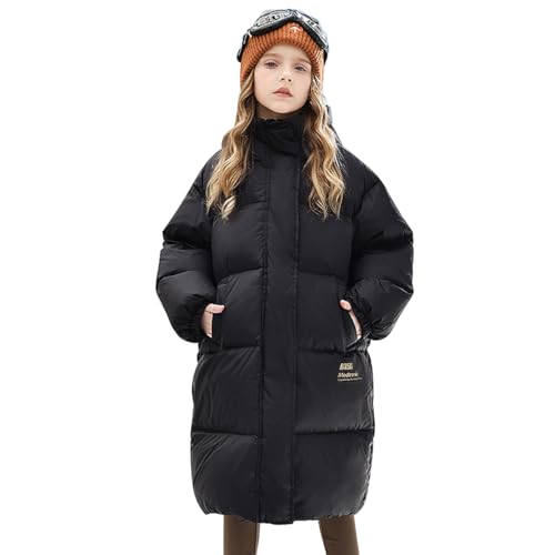 linboo Mädchen Winterjacke mit Kapuze Parka Baumwolljacke Lange...