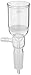 Chemglass CG-1406-09 Glass Buchner Filtering Funnel with Fine Frit, 60mL Capacity, 24/40 Lower Vacuum Assembly