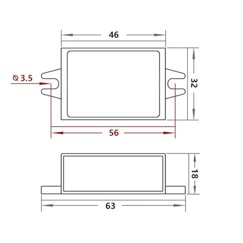 Convertisseur CC/CC 24V 48V résout les chutes de tension pour matériel 1.5A