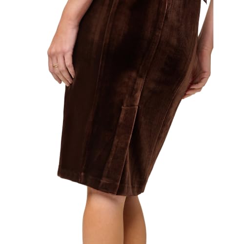 Image of Adrianna Papell Velvet Bell Sleeve Short Dress