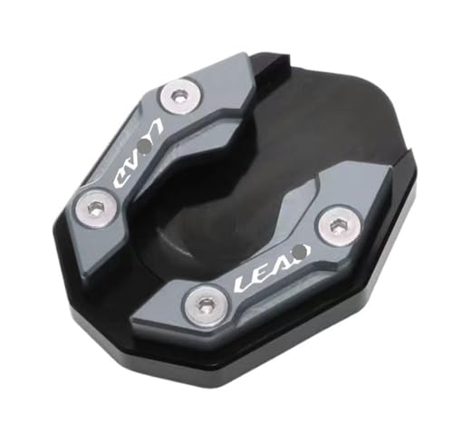 Extension de béquille Lead 125 plaque de support grise pour moto 2020-2024