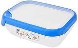 CURVER Frischhaltedose Brotdose Lunch-Box Grand Chef 1,2L 20 x 15 x 6,5 cm transparent/blau