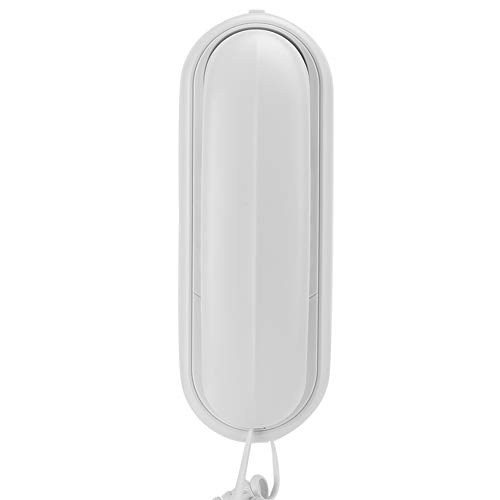 Fasttelefoner för Hemmet, Bordsvägg Dual Purpose Professional Manufacturing Familj Fast Telefon Väggmonterad Slitstark Kompakt Bärbar Högpresterande Telefon för Hotell, Hem, Kontor Vit