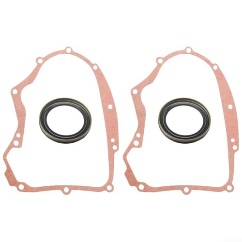 TDCuizent Small Engine Crankcase Gasket and Oil Seal Kit for Models 591911 273488 690945 697227 Rubber Crankshaft Sealing Set for Small Engine Repair