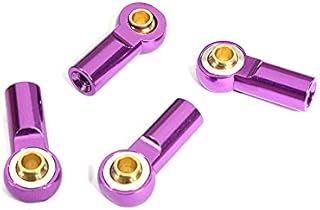 Integy RC Model C30415PURPLE Alloy Machined M3 Size Short Ball Ends Type Tie Rod Ends, Ball Links