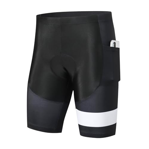 Generisch Cyber 2025 Herren Kompressionsshorts Schwarz-Weiß