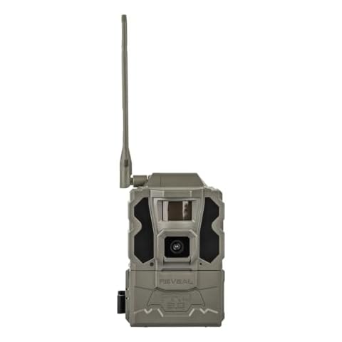 TACTACAM Reveal Pro 3.0 LTE Cellular Trail Camera AT&T and Verizon, 4K Photo Quality, No Glow Flash, No SD Card Required (RV-TC-XPRO3) for Hunting, Security, Surveillance Cover
