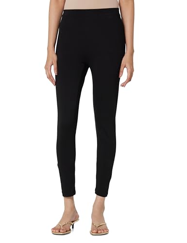 Max Women's Regular Fit Black Mid Rise Leggings XL