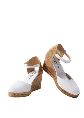 Image of VISCATA Satuna Women's Sandals Espadrille Canvas Buckle Wedges