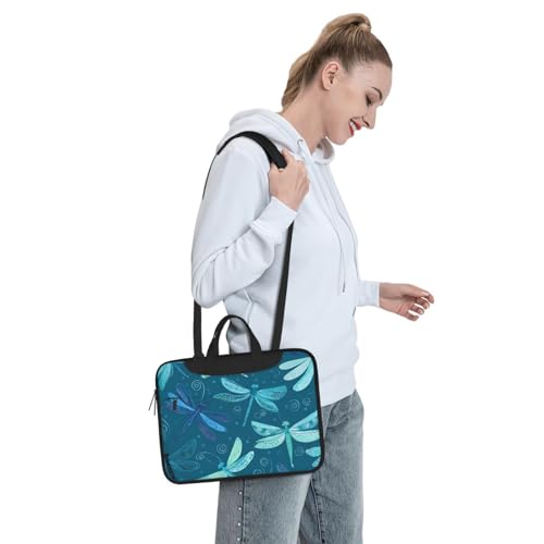 Maletín para laptop 15.6 pulgadas impermeable azul miniatura 3
