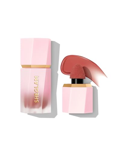 Image of SHEGLAM Color Bloom Liquid Blush Makeup for Cheeks Matte Finish - Risky Business