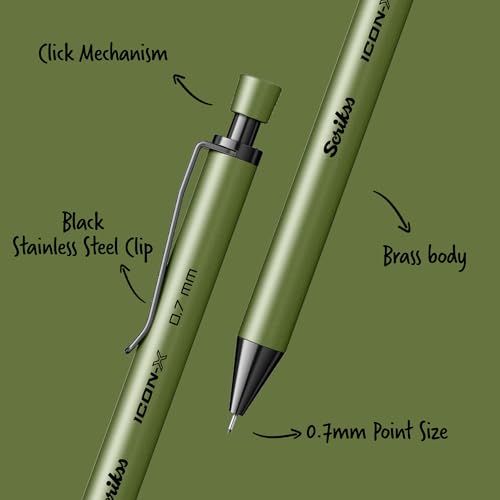 Image of Scrikss 0.7mm Mechanical Pencil | Green | Icon-x