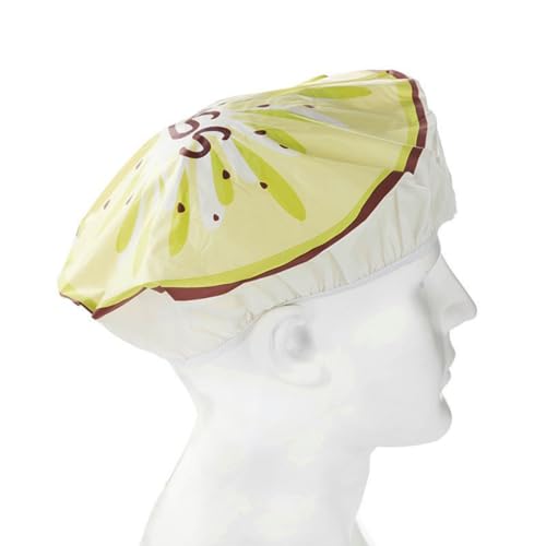 SHERCHPRY 10piezas Gorro De Ducha De Frutas De Eva Estampado De Sandía Pitaya Gorros De Baño Para Ducha Adultos