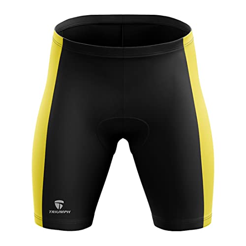 Image of Triumph Men's Cycling Shorts with Foam Padded. These Biking Half Pants are The Most Important Bikes Accessories for Boys /Men Cycling Enthusiasts. Dress Yourself with The Leader in Cycling Clothes