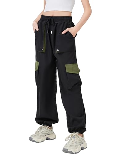 Kisswow Parachute Pants Teen Clothes Tween Girls Sweatpants Trendy Clothes Cargo Pants Women3