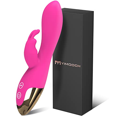 Yimooch Rabbit Vibrators Women Sex Toys, G Spot Vibrator For Clitoris Stimulation, Realistic Dildo Vibrator With 9 Powerful Vibrations Dual Motor Stimulator Adult Toys For Women Or Couple #TOP24