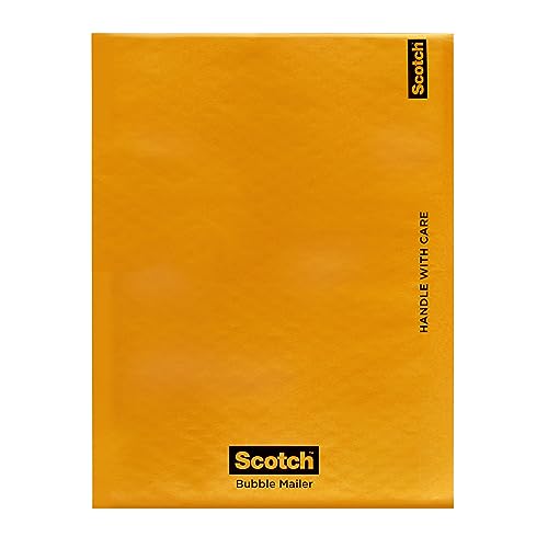 Scotch Bubble Mailer, 9.5 in x 13.5 in, Size #4, Kraft, 1/Pack (7974-25-CS)