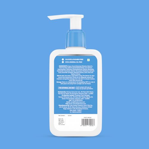 The Derma Co 2% Niacinamide Oily Skin Cleanser for Sensitive, Oily & Combination Skin 125 ml Non-Irritant | 100% Soap-Free | Non-Drying | Gently Cleanses Makeup | With 0.1% ww... - Image 4