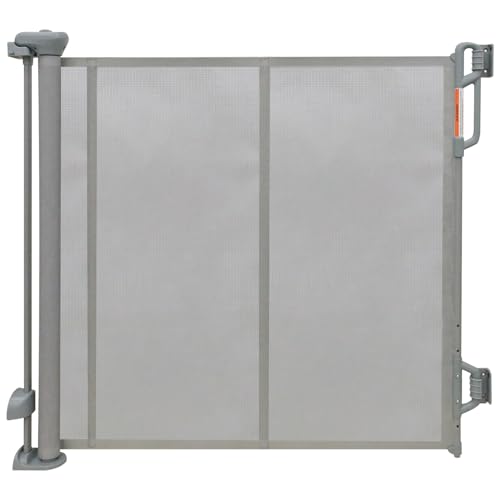 FSYGloryGlides Barrière Extensible Bébé 140 cm Large 86 cm Haut, Barrière de Sécurité en Maille pour Bébés et Animaux, Escaliers, Portes et Couloirs,...