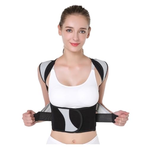 BOGAZY Cintura Apoyo Corrector De Postura De Espalda, Corsé, Hombros, Clavícula, Columna Vertebral, Cinturón De Soporte Lumbar, Enderezador De Espalda Y Cintura Ajustable Faja Lumbar(M)