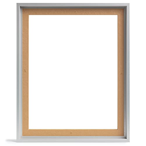 Cadre photo vide pour toile, photos sur châssis, format 40 x 80 cm, aspect aluminium – Image 3