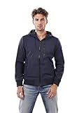 Fermeture : fermeture éclair Celio Veste Chamonix en polyamide uni pour homme Bleu marine, bleu, XL