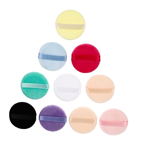 Vaguelly 10Pcs Girl Cosmetic Tool Soft Small Face for Makeup Application for Women and Makeup Artists Comfortable and Easy to Use