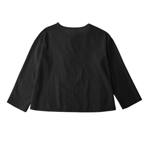 Girls Button Down Shirts Short Sleeve Kids Casual Chiffon Blouse Summer Tops T-Shirt Trendy Solid Short Sleeve Tops3