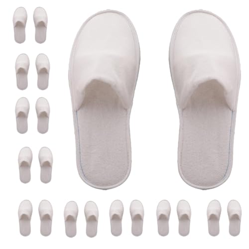 Travelkhushi Disposable Closed Toe Terry SPA Slippers for Travel, salons & guests, Hotel Pack of 10 Pairs (B0CW9S8H54) Amazon Price History, Amazon Price Tracker