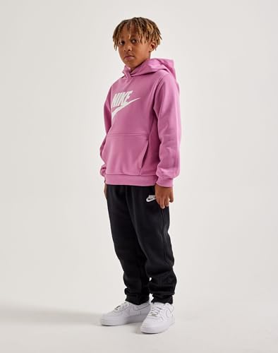 Nike Club Fleece Pullover Hoodie Grade-School (FD2988-646, Pink)4