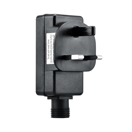 Transformer Plug for Christmas Lights Cshare 31V 6W Outdoor Adapter Replacement Plug with Timer 8 Modes Waterproof Power Supply for Christmas Tree Lights Icicle String Light