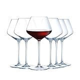 Cristal d'Arques - Kollektion Ultime - Weinglas Tannic 42cl, glänzend, und sehr widerstandsfähig, 6 Stück - verstärkte Verpackung, für den Online-Verkauf geeignet