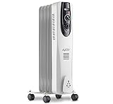 ✅【RADIADOR DE ACEITE DE 1000 W CON 5 ELEMENTOS RADIANTES】Radiador de aceite de 5 módulos radiantes proporciona una emisión de calor más rápida y eficiente. Su potencia te permite obtener un ambiente cálido en tu hogar. El diseño de efecto chimenea de sus módulos acelera la circulación del aire caliente para calentar la habitación de manera más rápida y eficiente que otros sistemas de calefacción. Radiador de aceite en color blanco.