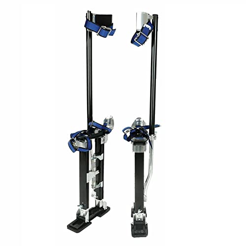 Adjustable Black Drywall Stilts 18-30 Inch Professional Grade Aluminum Tool Stilt For Painting Painter Taping #TOP8