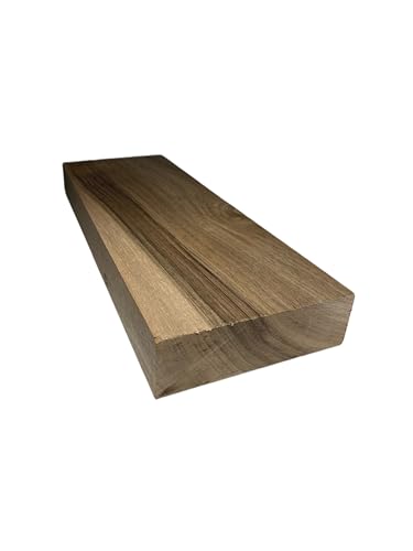 ARMLAZER Walnussstab, vierseitig gehobelt Walnussholzstab, weißes dunkles Holz für DIY-Produkt