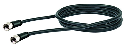 Schwaiger KVCHQ15533 Coaxial Cable, Satellite Cable 90 dB 1.5 M F Plug to F Plug, Black, 1.5 Meters - Image 2