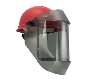 OBERON Arc Flash Face Shield - 12 CAL - Hard Cap - TCG SERIES
