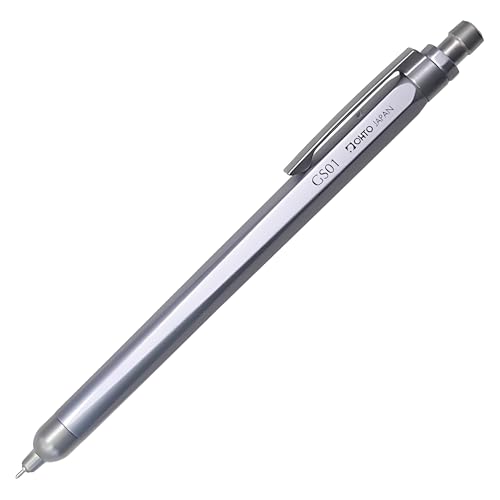 Stylo roller encre gel noire métallique GS01-G5, instrument d'écriture argent 0.5 mm