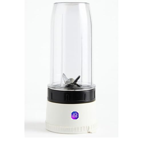 Image of 600ml Capcity Bullet jar Compactible with Juicer Sujata Mixer Grinder Models Powermatic, Supermix, Dynamix Stainless steel 6 Blade and 6 teeth couplar