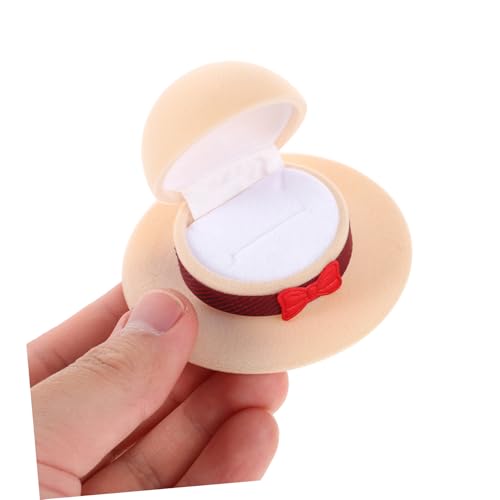 Healeved 2pcs Graduation Jewelry Box Hat Carrier Case Round Hat Boxes Lids for Women Storage Storage for Women - Thumbnail 5
